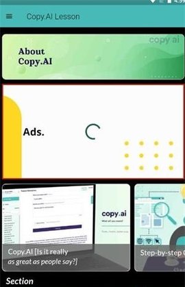 Copy AI App : Essay Advices
